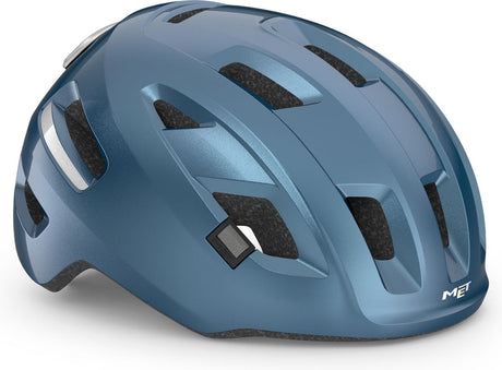 Met e-mob fietshelm mannen vrouwen - fietshelm e bike volwassenen - maat s (52-56cm) - nta8776 - navy