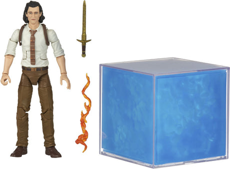 Marvel hasbro the avengers verzamelfiguur tesseract with loki action figure 15 cm legends electronic roleplay replica 1 1 multicolours