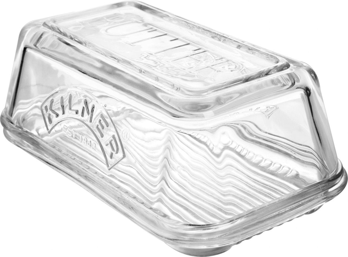 Kilner glazen boterschaal met deksel