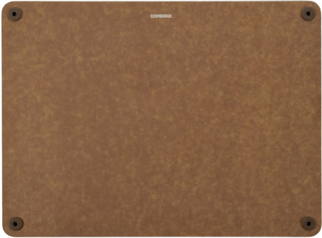 Combekk snijplank – fsc geperst hout – microplasticvrij - antibacterieel - vaatwasserbestendig – 28x38 cm – bruin