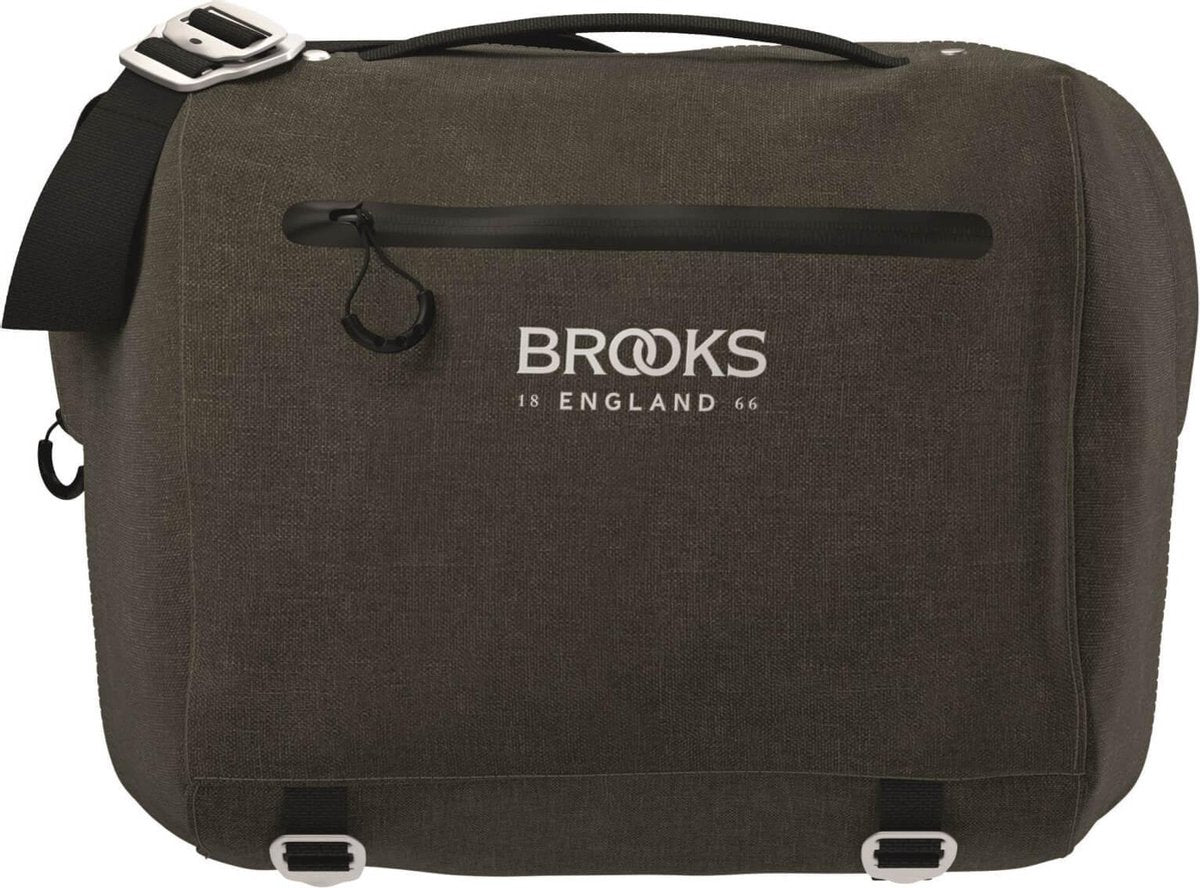 Brooks scape handlebar compact bag (10l) - mud green