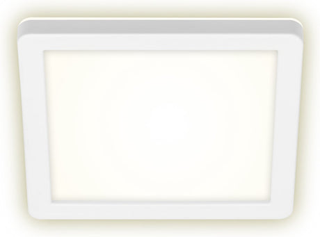Briloner - led buitenlamp - buitenwandlamp incl. backlight-effect, buitenplafondlamp, badlamp 8 watt, 1.200 lumen, 4.000 kelvin, wit