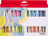Amsterdam standaard series acrylverf zachte kleuren set 24 x 20ml
