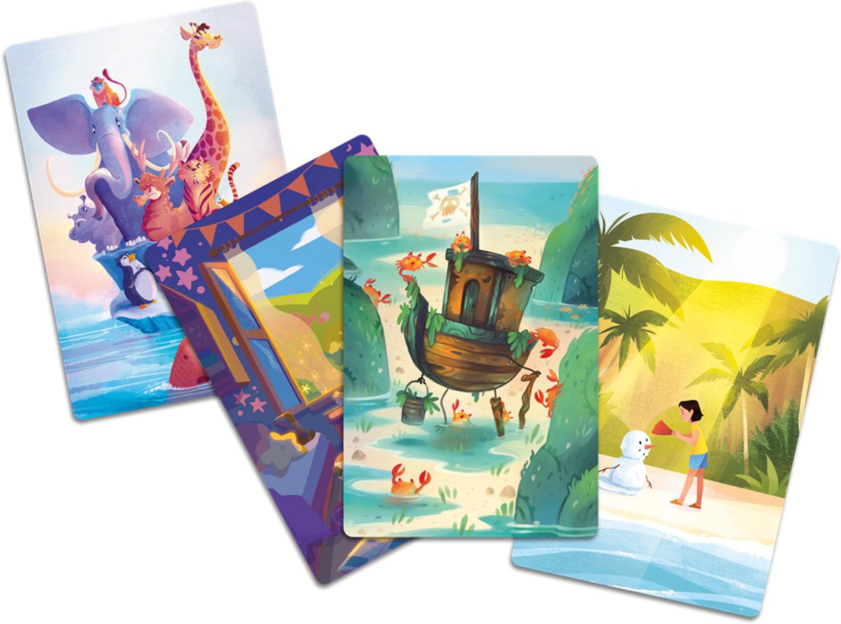 Asmodee bordspel dixit kids coöperatief gezelschapsspel voor kinderen.