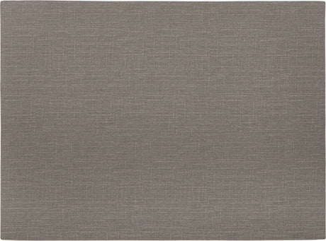 Mesapiu placemat canvaslook - rechthoek - 33 x 45 cm - charcoal - set van 4