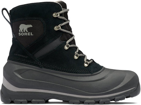 Sorel buxton™ lace boot wp men's snowboots - black, quarry - maat 45