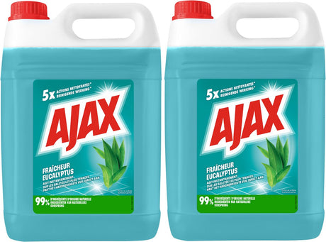Ajax allesreiniger - eucalyptus geur - 2 flessen x 5l