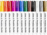 Creativ company https: www.cchobby.nl glas-porseleinstiften-lijndikte-1-2-mm-semi-dekkend-diverse-kleuren-12-stuk-1-doos