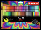 Stabilo pen 68 - viltstift - arty - set met 65 stuks