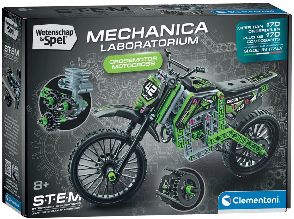 Clementoni wetenschap spel crossmotor - 170+ dlg.