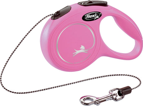 Flexi new classic cord - rollijn katten - new classic cat koord xs roze