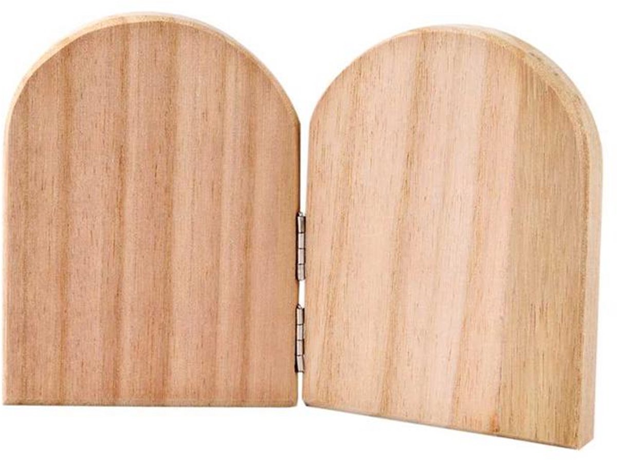 Creativ company cc houten ikoon tweeluik 11x17 cm