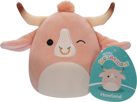 Squishmallows howland - peach brahma bull 40cm plush
