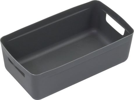 Kangaro opbergbox - opbergdoos - 5 liter - pp antraciet
