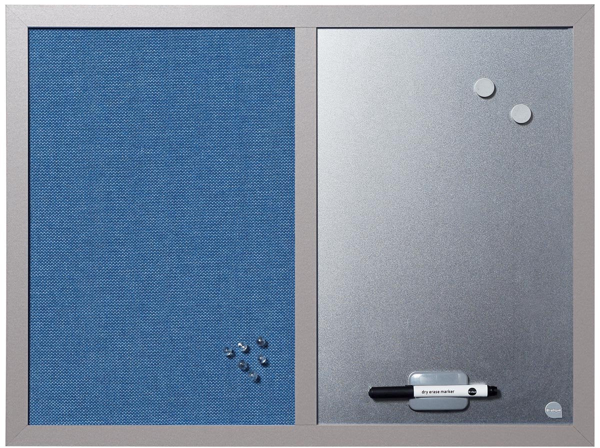 Bi-office bisilque combinatiebord blauw