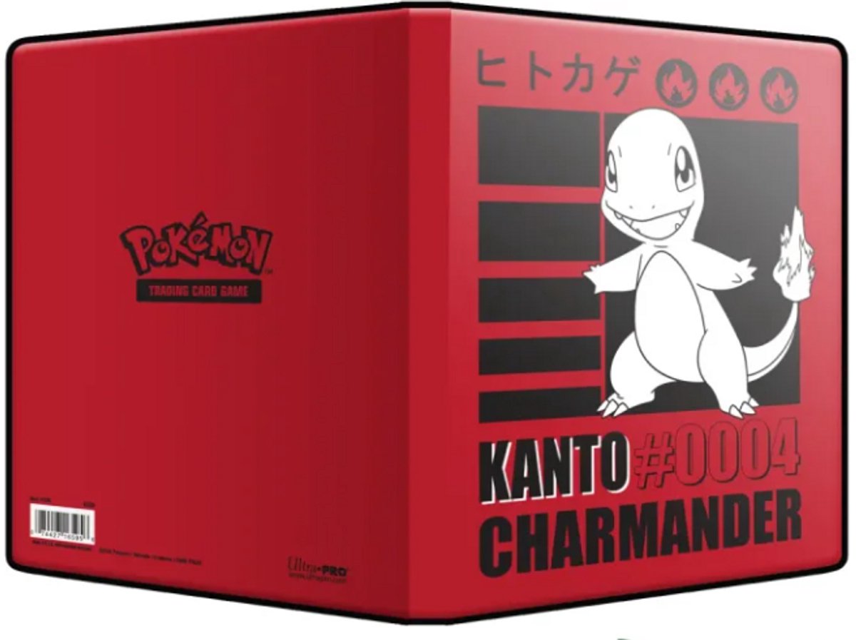 Ultrapro pokémon charmander 4-pocket portfolio (80 kaarten)
