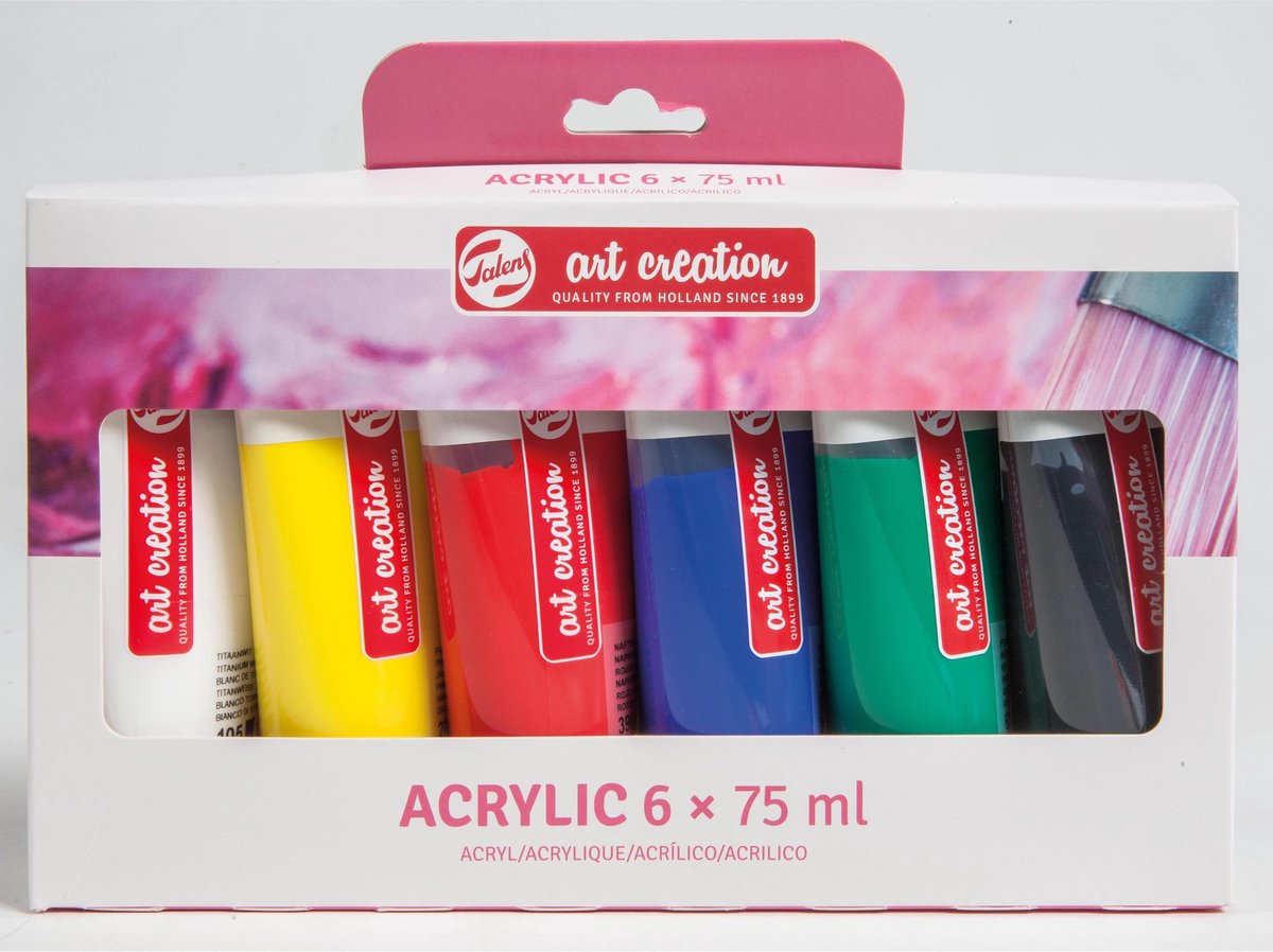 Talens art creation acrylverf set 6 x 75 ml