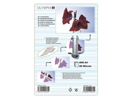 Olympia 1x25--lamineerfolie-din-a4-80-micron
