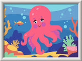 Ravensburger – creart: octopus (neon) – schilderen op nummer