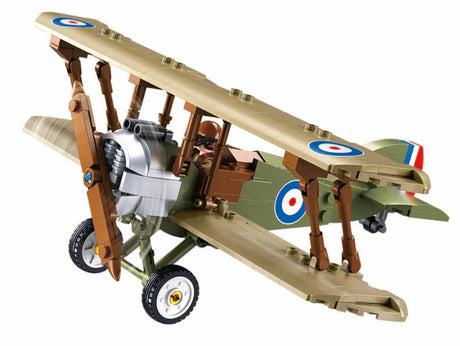 Sluban modelbricks sopwith camel vliegtuig bouwspeelgoed kinderen vanaf 8 jaar - constructiespeelgoed modelbouw - bouwdoos met 293 bouwstenen - m38-b1293