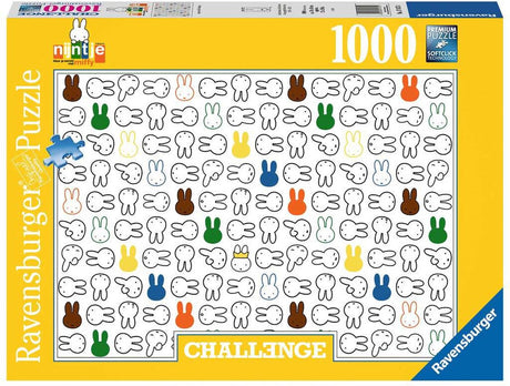 Ravensburger puzzel nijntje - challenge legpuzzel - 1000 stukjes