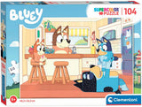 Clementoni legpuzzel - bluey in de keuken, 104st.