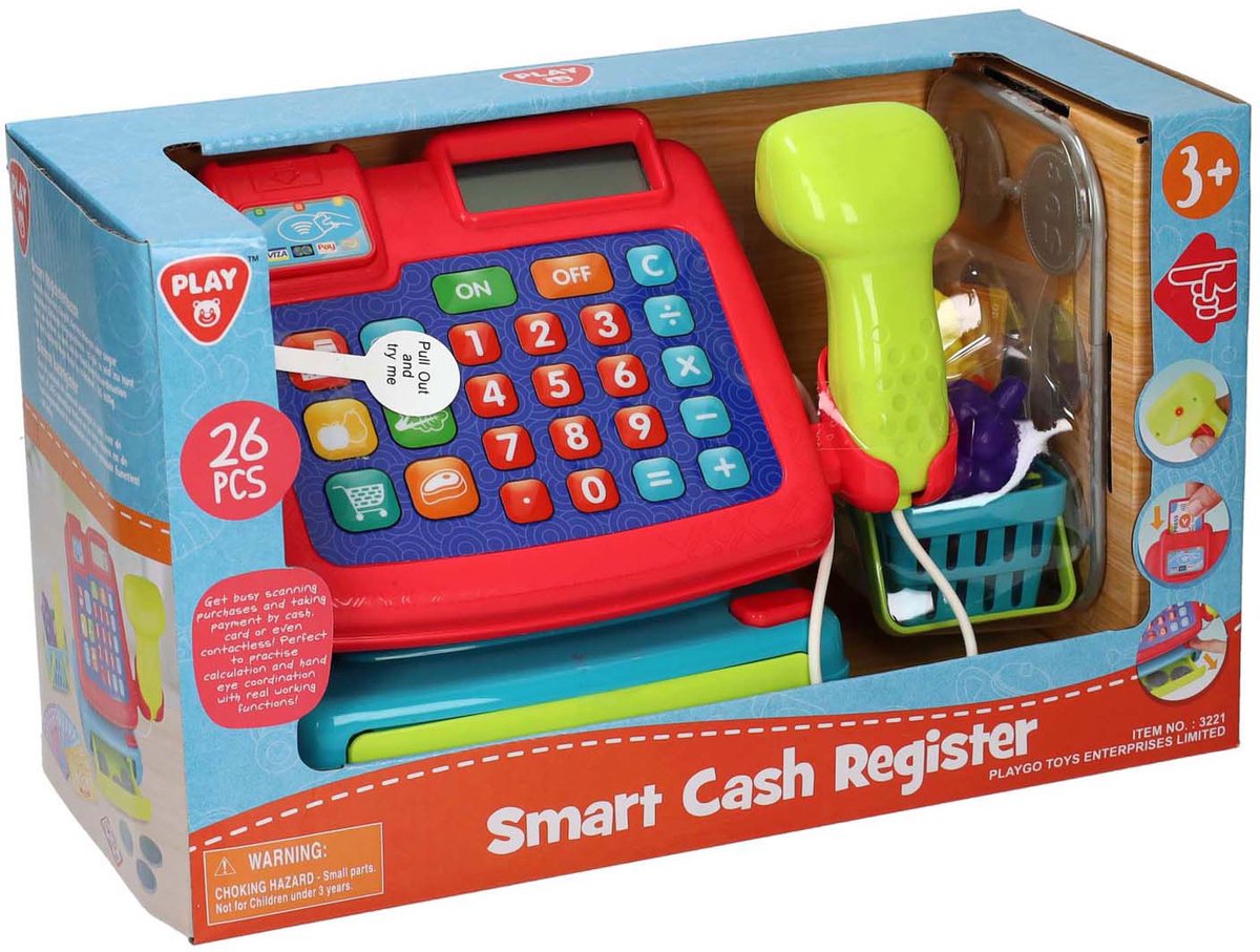 Playgo kassa met accessoires - 26dlg.