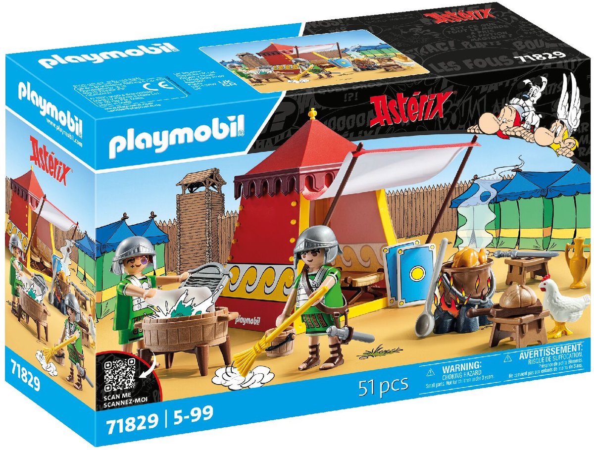 Playmobil asterix asterix: legionairs tent 71829