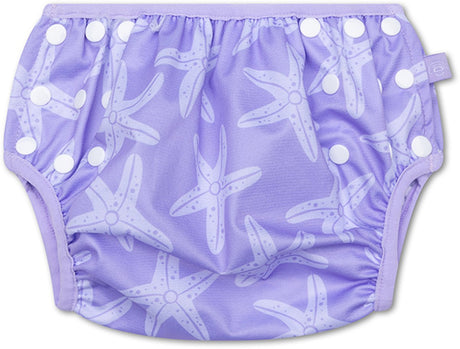 Swim essentials - zwemluier - 0-3 jaar - lila - sterrenprint - verstelbaar