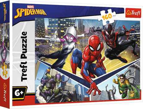 Trefl spiderman power marvel legpuzzel - 160 stukjes - vanaf 6 jaar