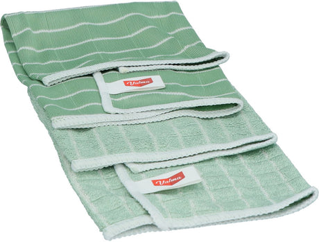 Valma eco friendly bamboe microvezeldoeken - 30x30cm - superzacht absorberend - zware kwaliteit - milieuvriendelijk keuze - 2 stuks