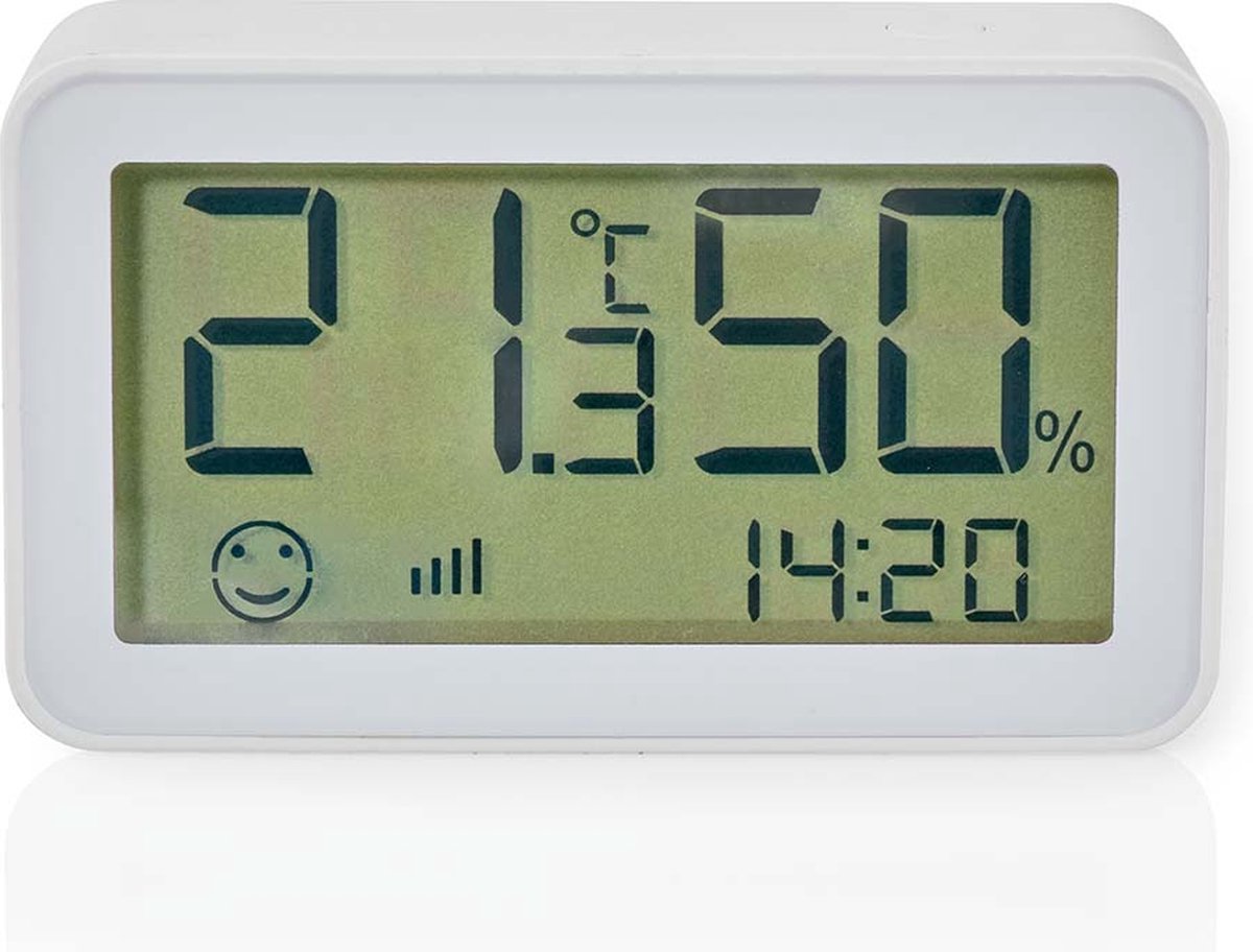 Nedis smartlife klimaatsensor - zigbee 3.0 - batterij gevoed - android ios - wit