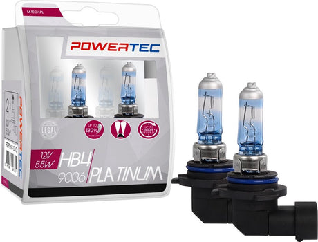 Powertec hb4 12v platinum +130% set – extra helder autolicht