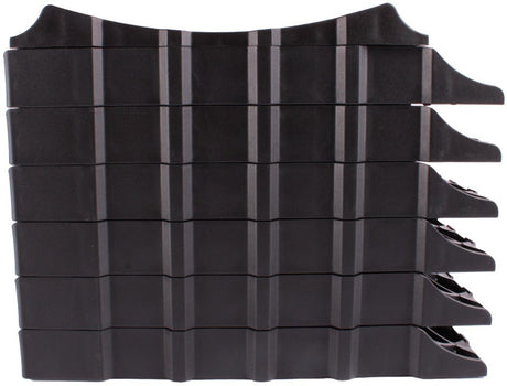 Milenco stacka level - 6 stuks - zwart