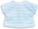 Corolle ma gestreept t-shirt blauw, 36cm