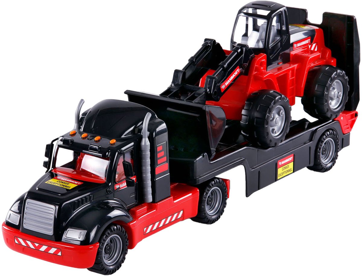 Cavallino mammoet torpedo vrachtwagen met bulldozer, schaal 1:16