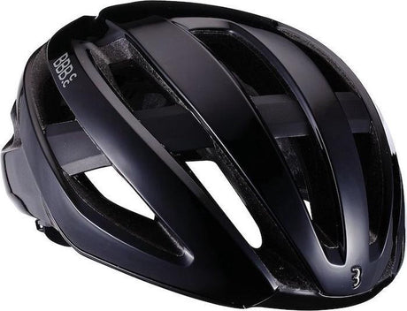 Bbb cycling racefiets helm - maestro aerodynamische fietshelm - optimale ventilatie - lichtgewicht - wasbare padding - fietshelm volwassenen - glossy zwart - l - bhe-09