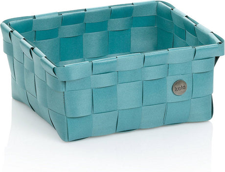 Kela badkamer - neo mand 19x23x10 cm - gerecycled kunststof - blauw