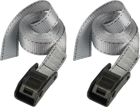 Masterlock master lock 3110eurdat spanband met zamac klemgesp - 2.5m x 25mm - set van 2