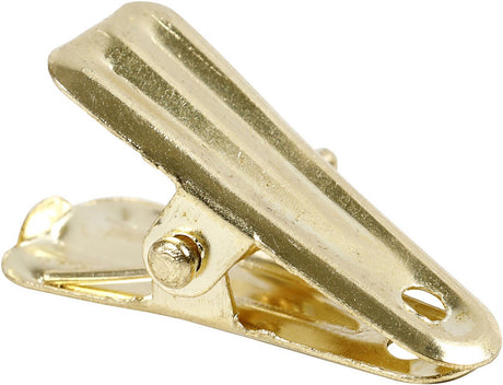 Creativ company cc deco knijpers 14x27 mm verguld 10 stuks.