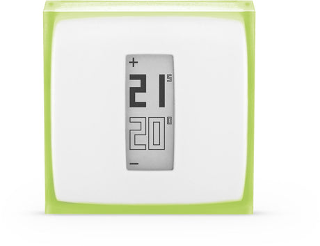 Netatmo slimme thermostaat modulerend - smart thermostaat voor cv - werkt met google home, alexa apple homekit - draadloos - wit