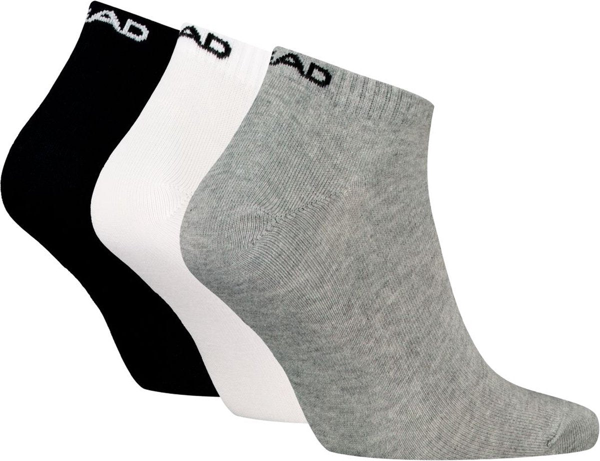 Head - unisex - alle sporten sneakersokken - training - 3 pack - maat 35-38