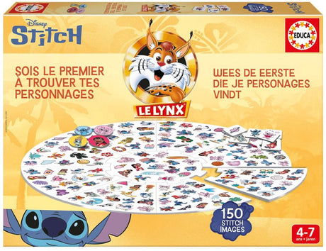 Educa - bordspel - lynx stitch - zoek de afbeeldingen - reactievermogen - gezichtsvermogen - memorygame