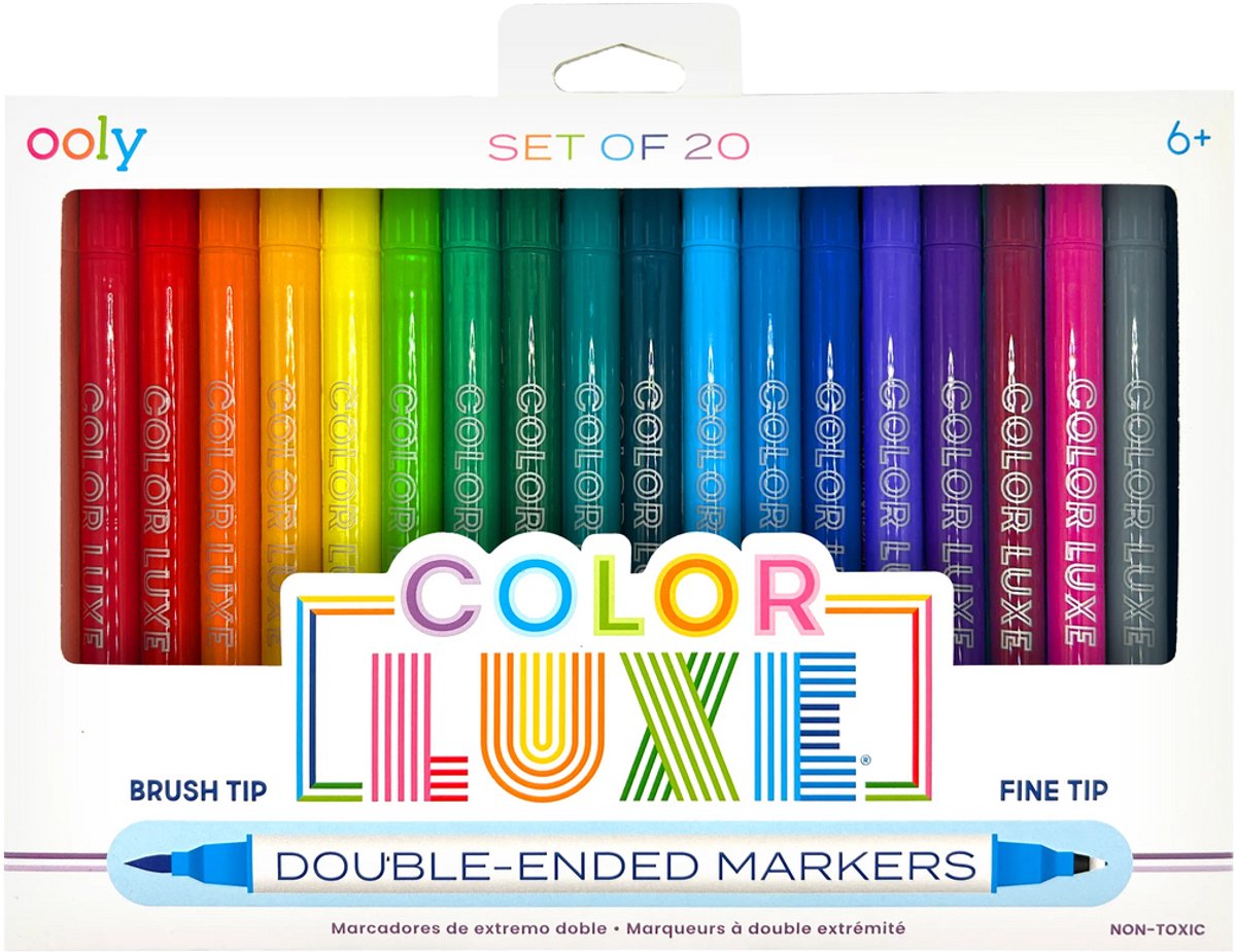 Ooly - color luxe - dubbelzijdige stiften - 20 stuks
