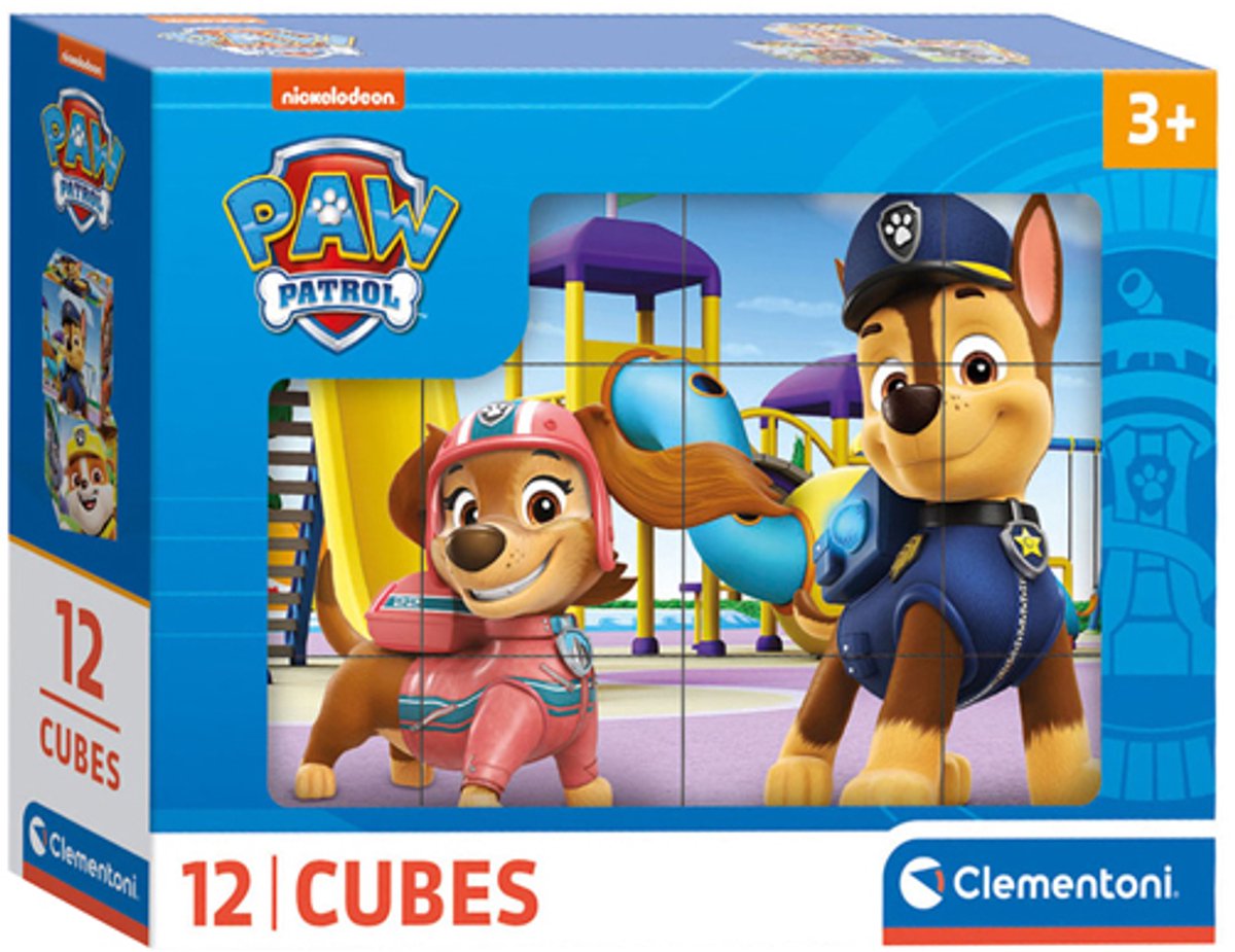 Clementoni blokpuzzel paw patrol, 12st.