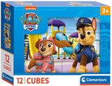 Clementoni blokpuzzel paw patrol, 12st.