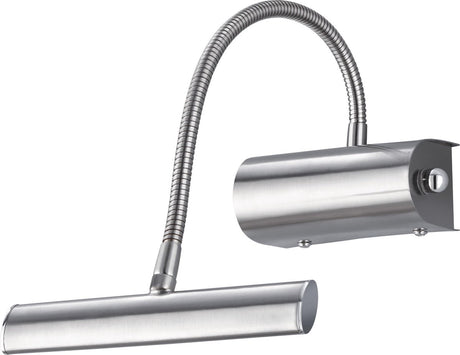 Trio curtis - wandlamp - nikkel mat - incl. 1x smd led 4w - dimbaar - flexibel