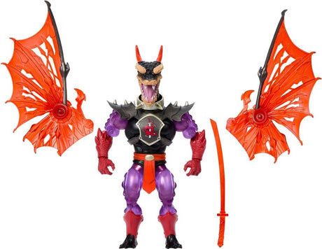 Mattel motu x tmnt: turtles of grayskull action figure mutated ninjor 14 cm action figuur