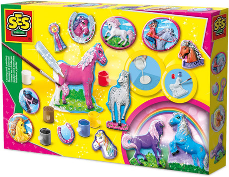 Ses creative ses gips gieten en schilderen - paarden
