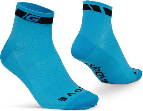 Gripgrab - classic low cut zomer fietssokken 1 paar korte coolmax sokken - blauw - unisex - maat l (44-47)